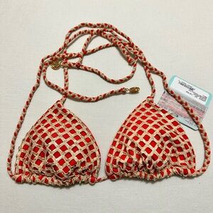 NWT Luli Fama Starfish Wishes red top-S